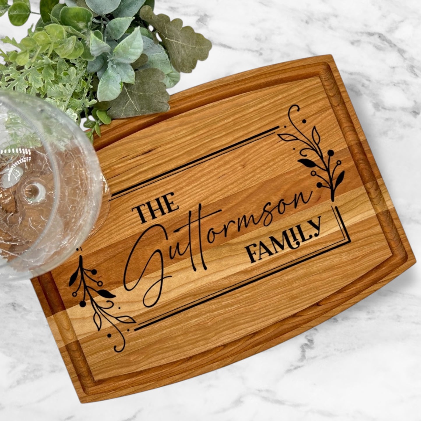 Cherry Cutting Board - Realtor Gift Set