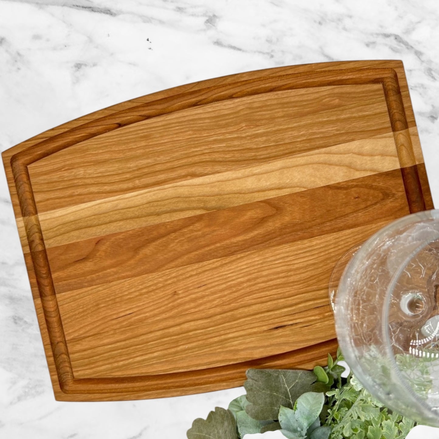 Custom Cherry Cutting Board - Owatonna MN Real Estate Closing Gift