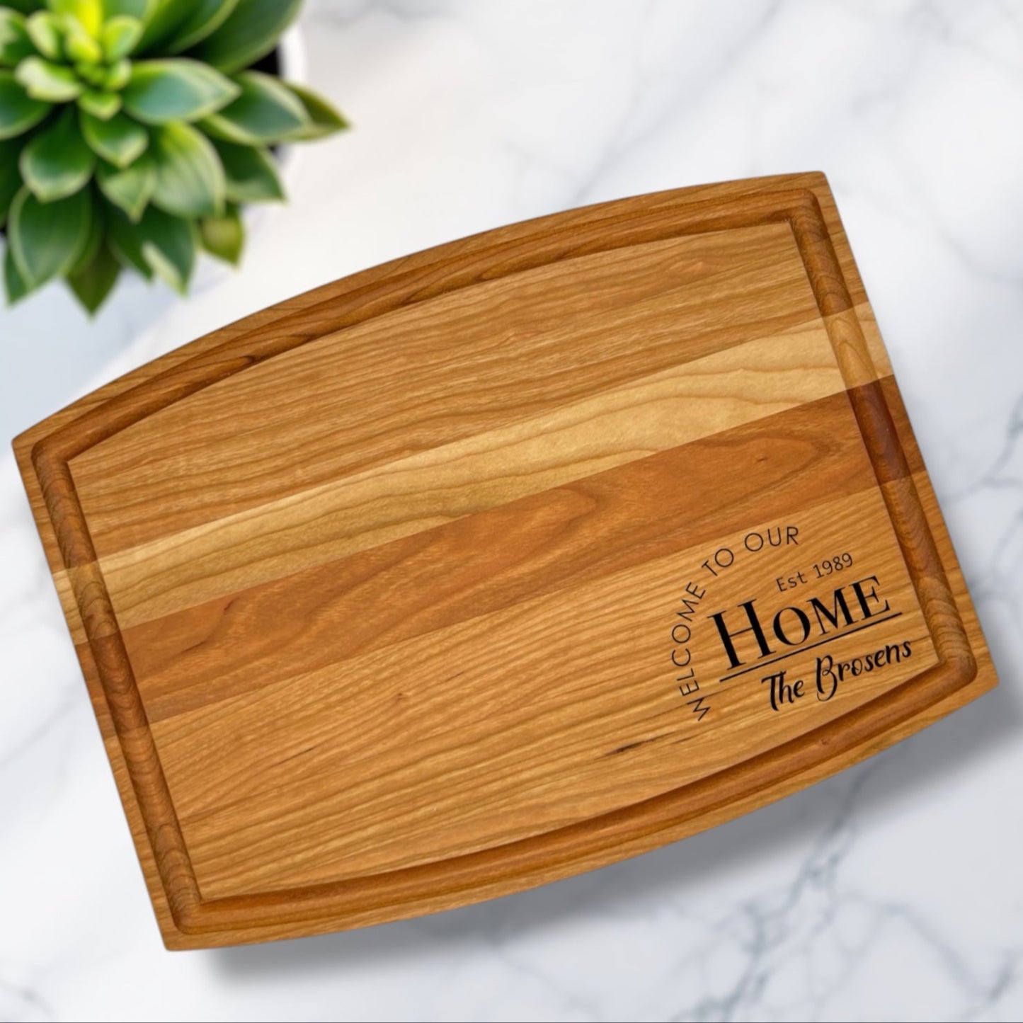 Cherry Cutting Board - Realtor Gift Set