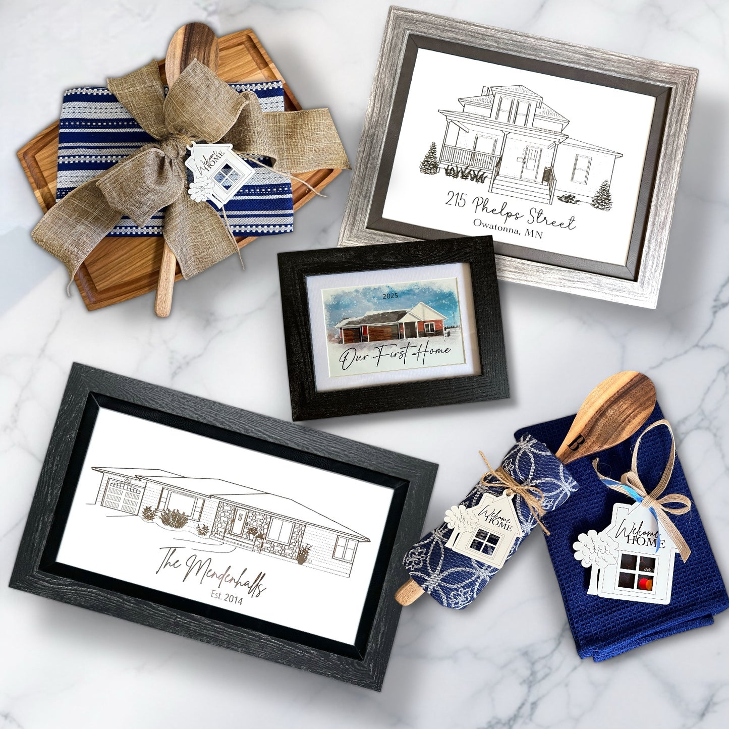 Cherry Cutting Board - Realtor Gift Set