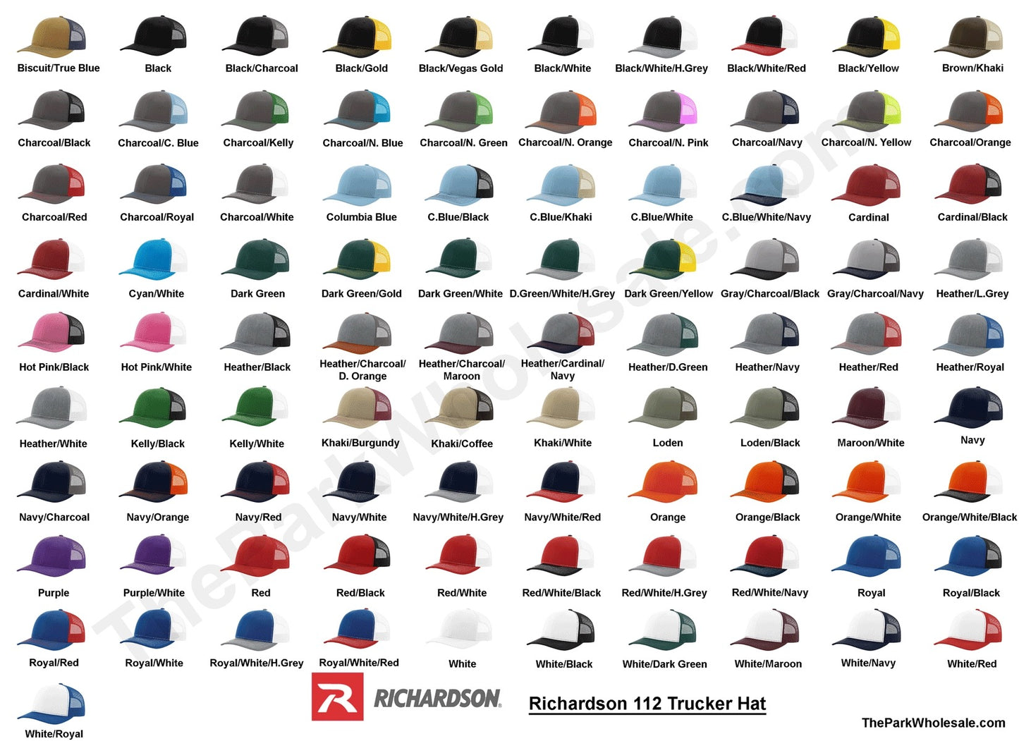 Richardson 112 Trucker Hat Colors- Mighty Fine Laser Design
