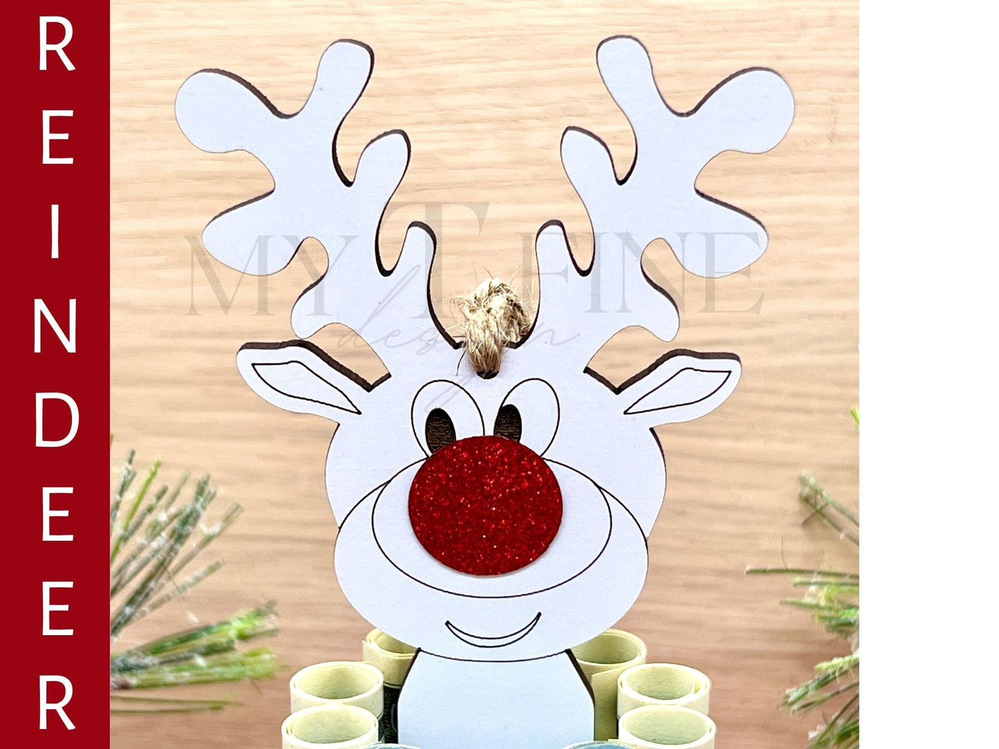 Cute Christmas Money Holding Ornaments-Snowman, Reindeer, Tree