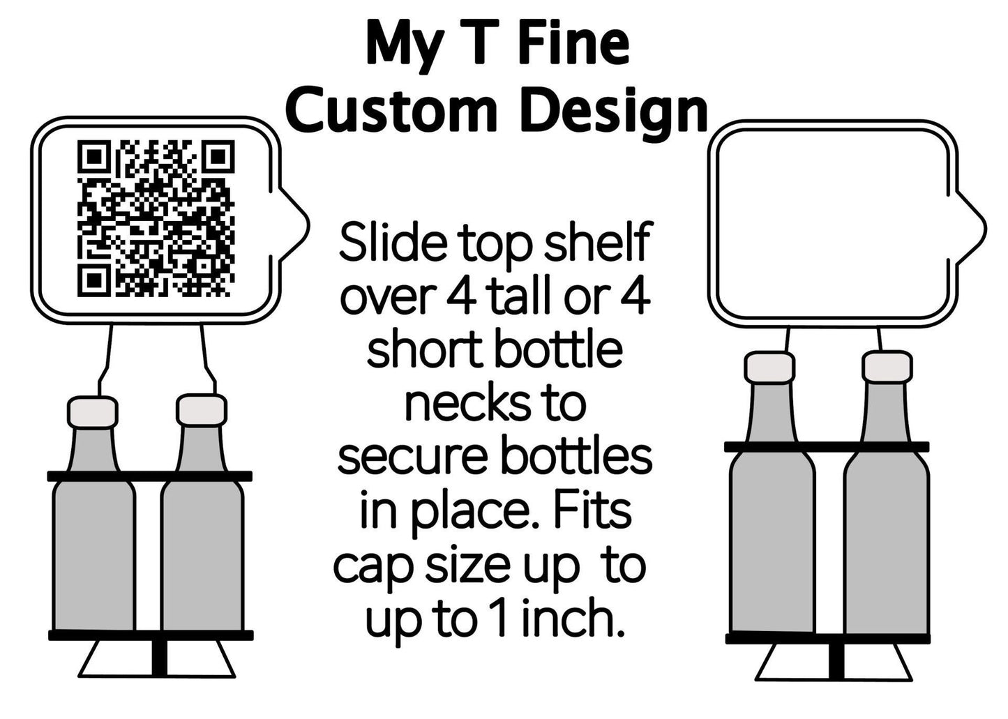 Mini Liquor Bottle Christmas Caddy-Let's Get Lit, Drink Some Booze, Merry Christmas