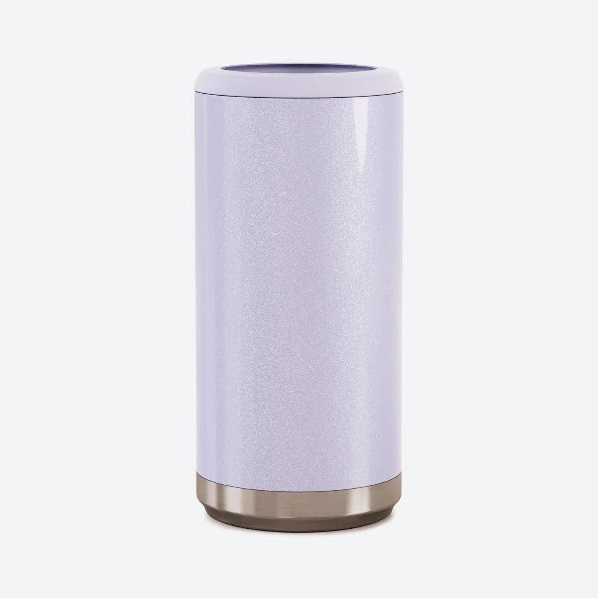 Floral Initials Skinny Can Cooler - Mighty Fine Laser Design