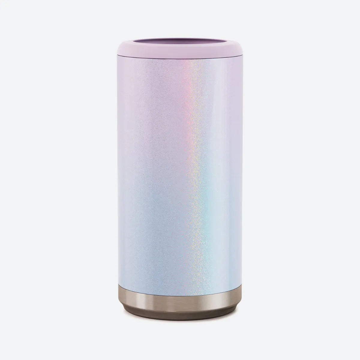 Floral Initials Skinny Can Cooler - Mighty Fine Laser Design