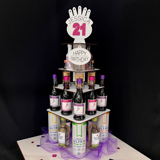 21st Birthday Alcohol Tower