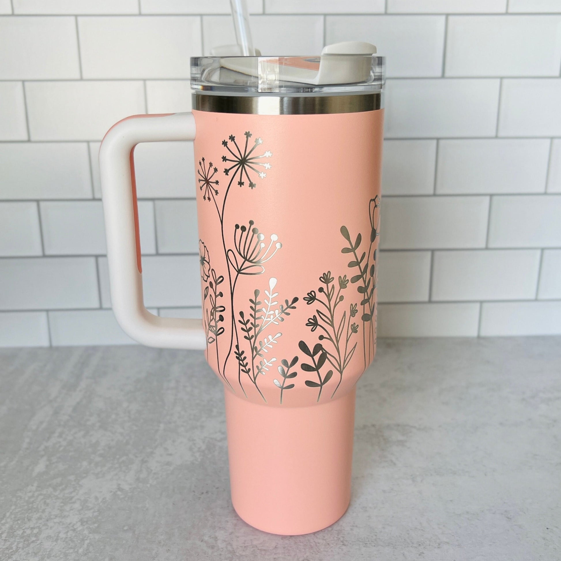 Engraved Stanley Tumbler - BREAST CANCER SUPPORT – Tagged with Love