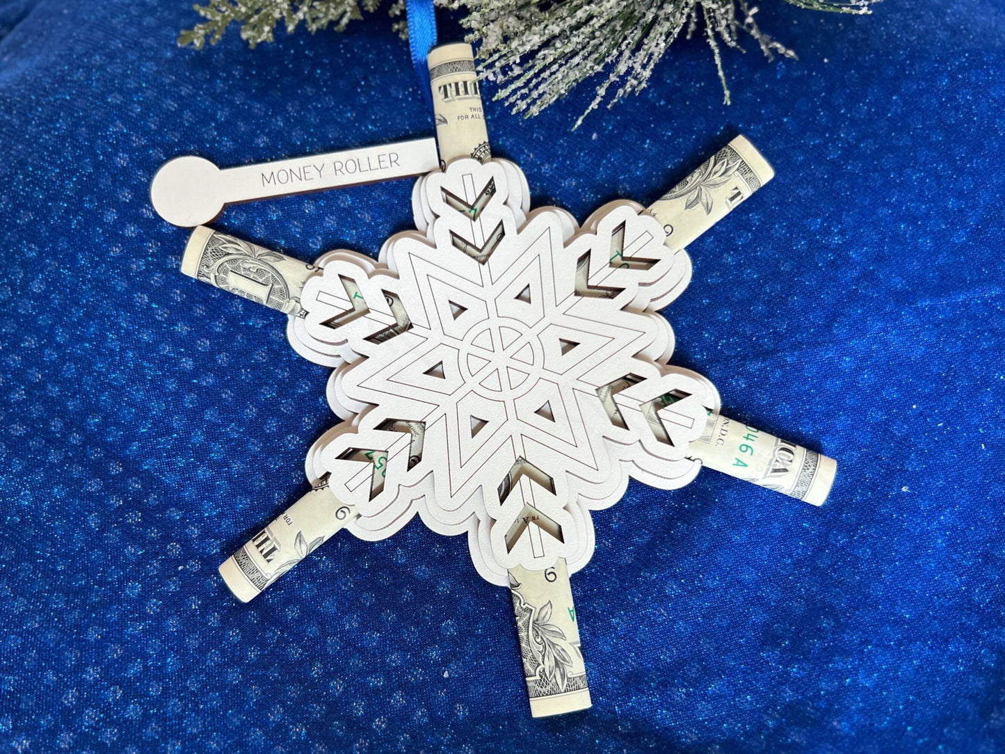 Snowflake Ornament Money Holder